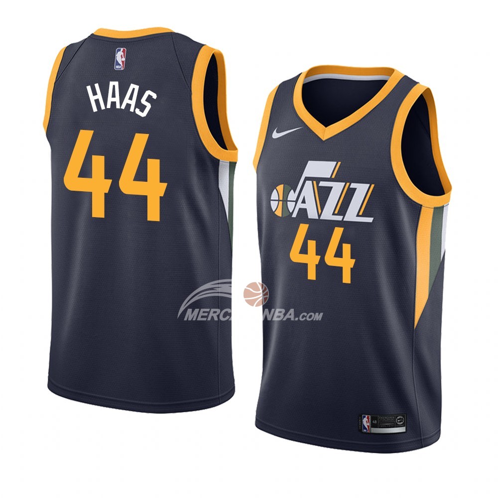 Maglia Utah Jazz Isaac Haas Icon 2018 Blu
